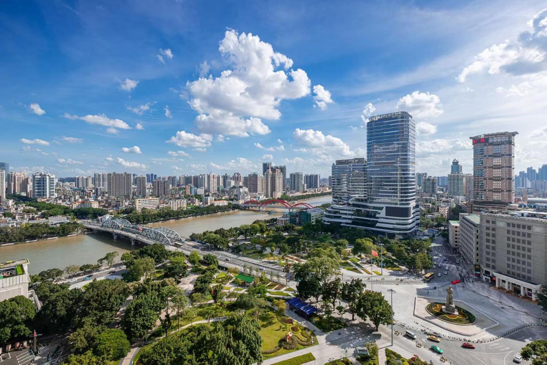 Waifiden Guangzhou Haizhu Square Wanyi Apartment Extérieur photo